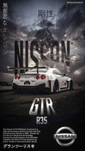 Nissan GTR Poster