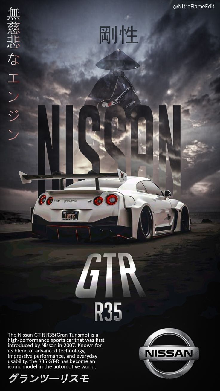 Nissan GTR Poster