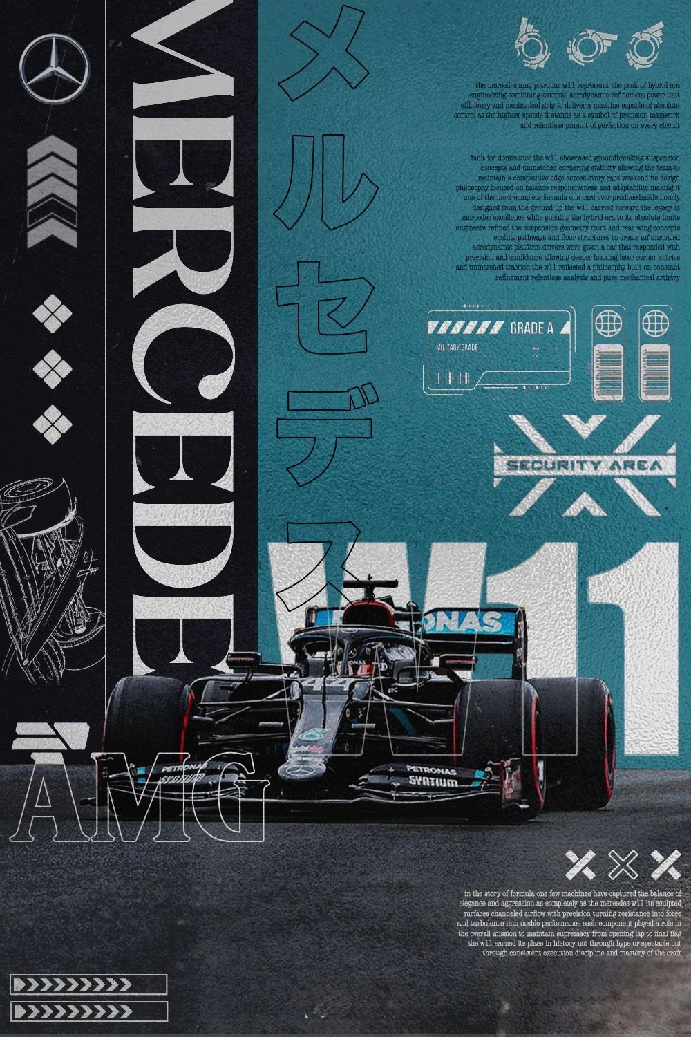 Mercedes poster