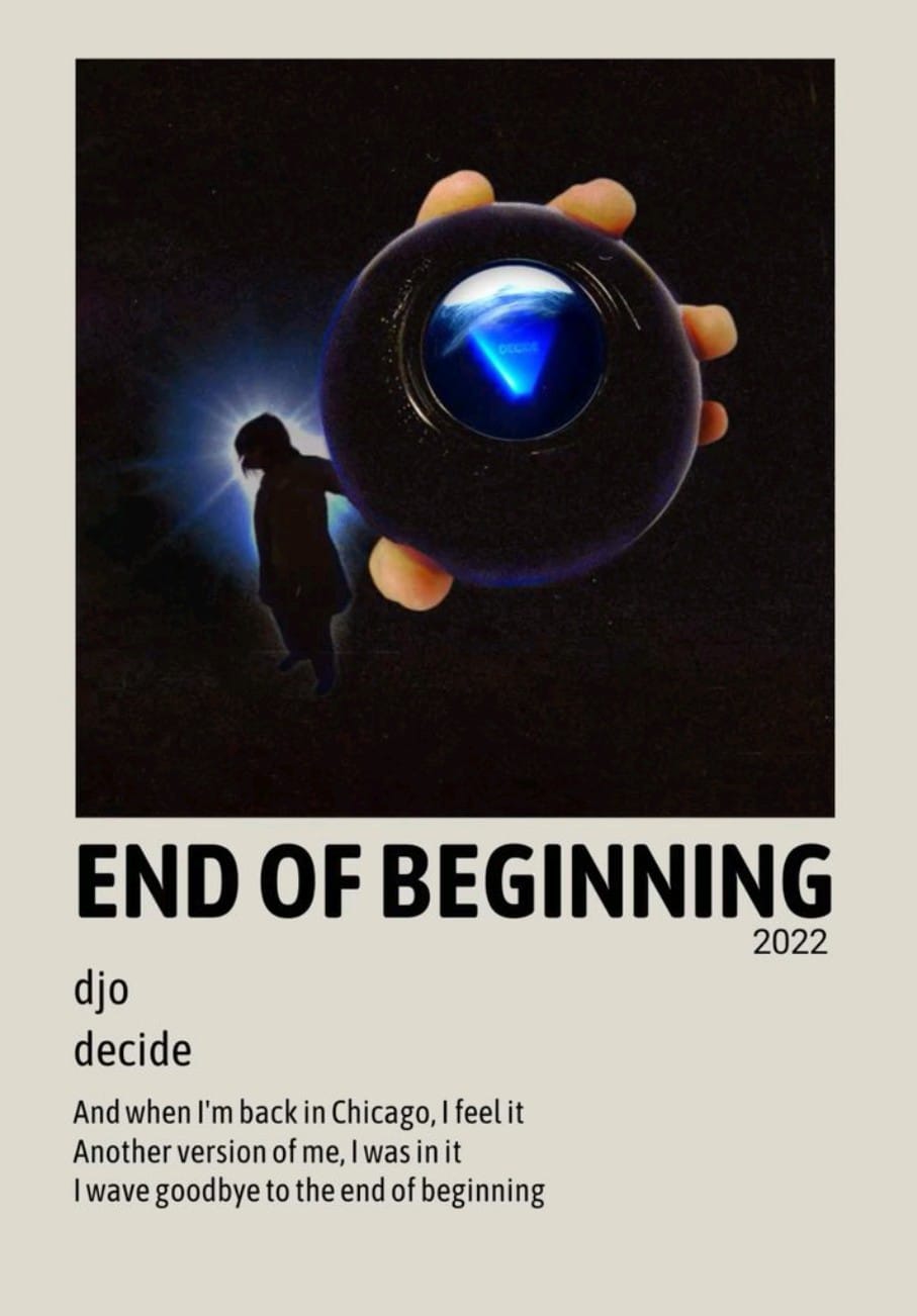End Of Beginning Poster