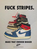 Fuck Stripes Poster